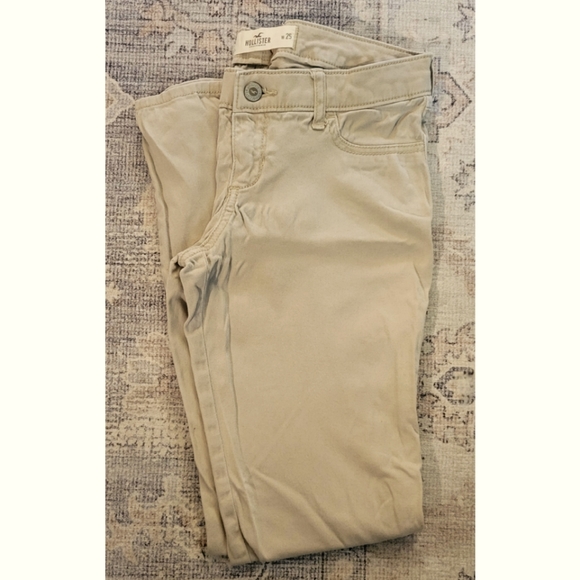 Hollister Jeans Khaki Hollister Skinny Jeans Poshmark